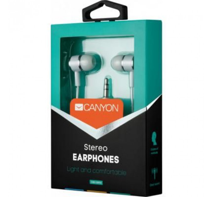 Навушники Canyon White (CNE-CEPM01W)