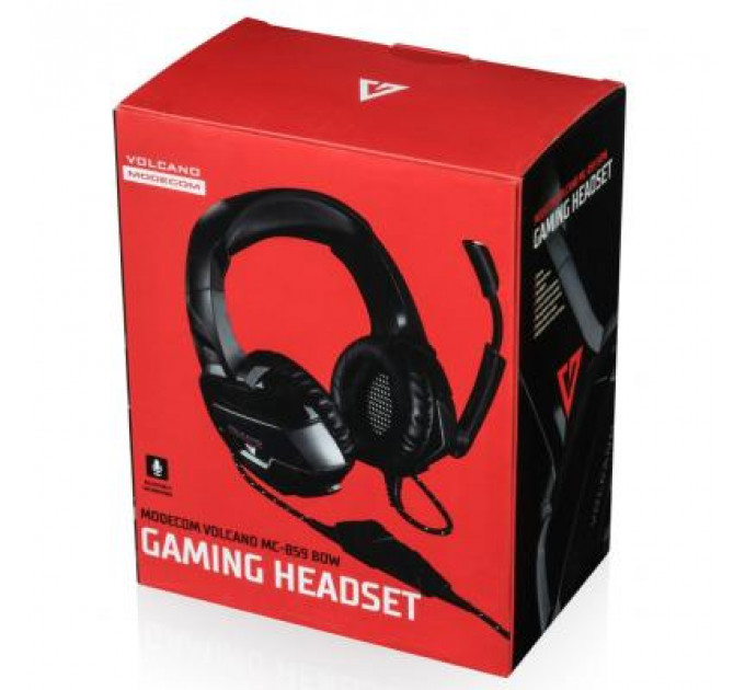 Навушники Modecom MC-859 Bow Volcano Gaming Series Black-Red (S-MC-859-BOW)