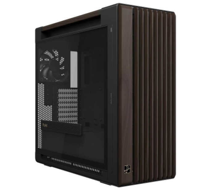ASUS Корпус для ПК ASUS ProArt PA602 Walnut Wood Tempered Glass Modern Black (90DC00J0-B09030)