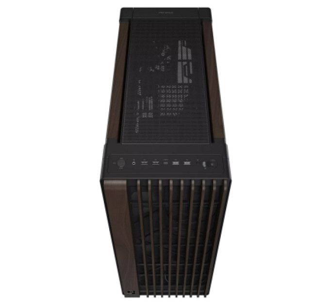 ASUS Корпус для ПК ASUS ProArt PA602 Walnut Wood Tempered Glass Modern Black (90DC00J0-B09030)