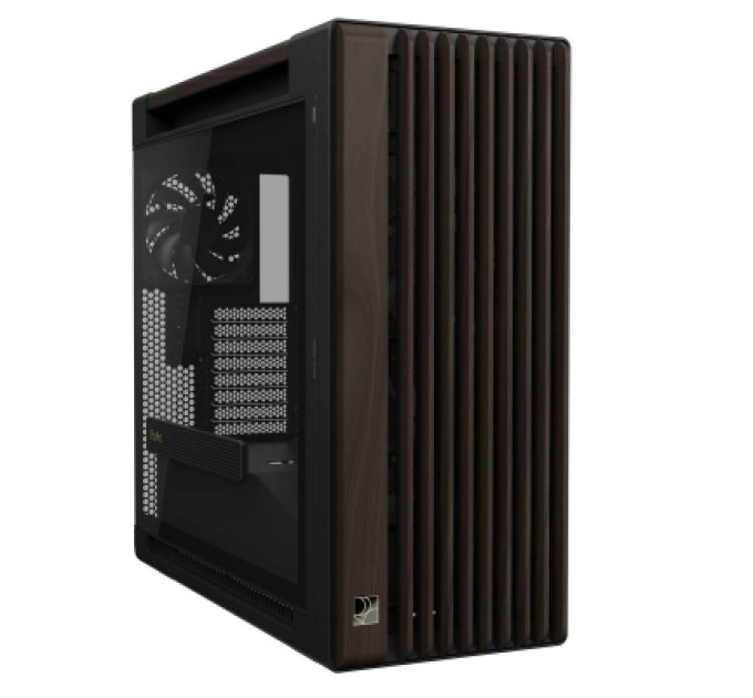 ASUS Корпус для ПК ASUS ProArt PA602 Walnut Wood Tempered Glass Modern Black (90DC00J0-B09030)
