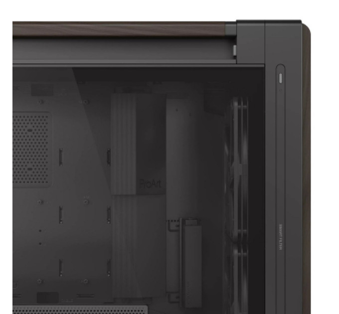 ASUS Корпус для ПК ASUS ProArt PA602 Walnut Wood Tempered Glass Modern Black (90DC00J0-B09030)