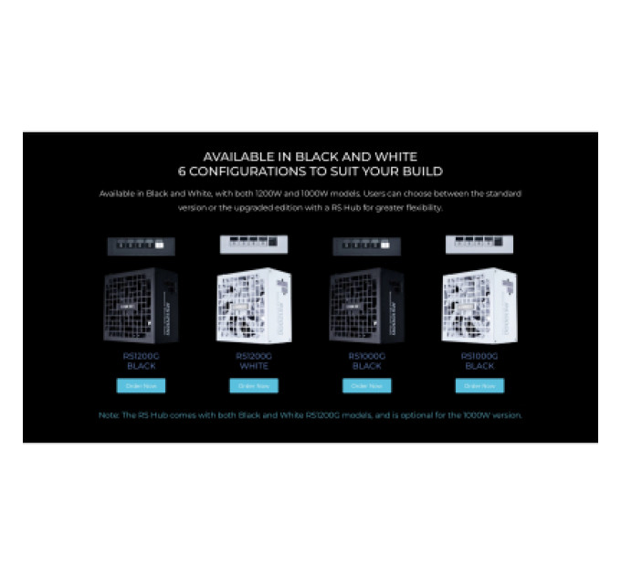 Lian Li Блок живлення Lian Li 1200W RS Gold (G9P.RS1200G.BH00.EU)