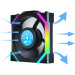 Lian Li Кулер до корпусу Lian Li UNI Fan SL WIRELESS LCD 120-1, Black (G99.12SLLCD1W1B.00)