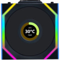 Lian Li Кулер до корпусу Lian Li UNI Fan SL WIRELESS LCD 120-1, Black (G99.12SLLCD1W1B.00)