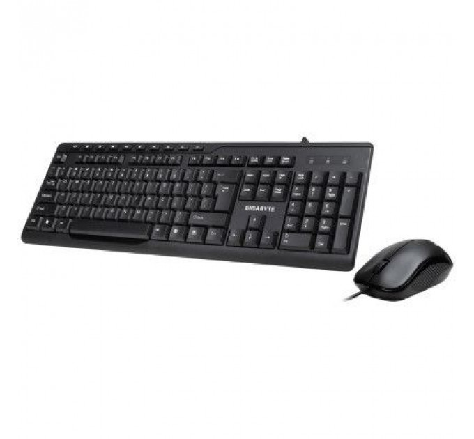 Комплект GIGABYTE GK-KM6300 USB UKR Black (GK-KM6300)