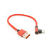 Voltronic Дата кабель USB 2.0 AM to USB-C 0.25m QC3.0 PD 90° corner braided red Voltronic (YT-USB-TypeC-2.0m/R)