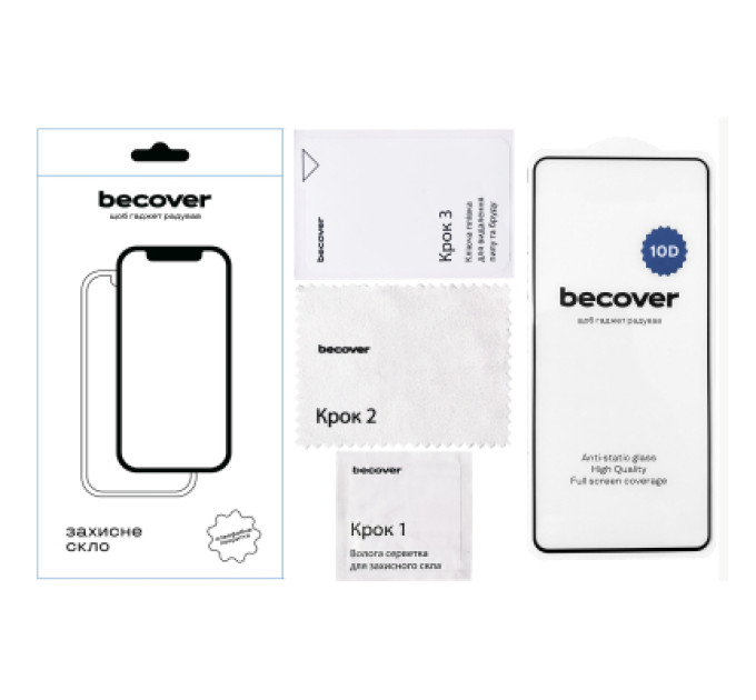 BeCover Скло захисне BeCover 10D OnePlus Nord CE 5 Black (715935)
