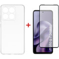 Dengos Чохол до мобільного телефона Dengos TPU Cover + Glass Motorola G17 / G17 Power Transparent (DG-KM-200)