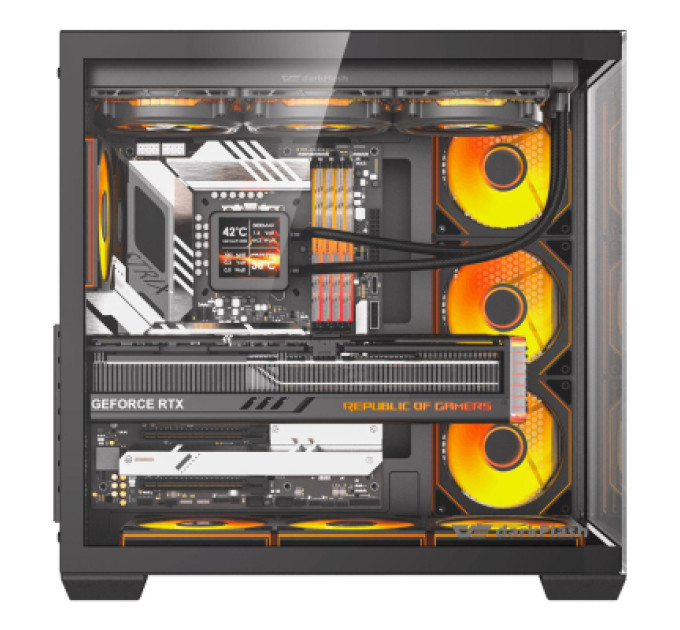 DARKFLASH Корпус для ПК DARKFLASH C280 BLACK