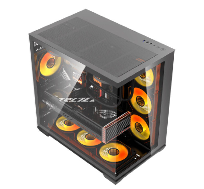 DARKFLASH Корпус для ПК DARKFLASH C280 BLACK