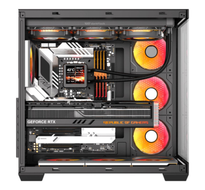 DARKFLASH Корпус для ПК DARKFLASH C280 BLACK