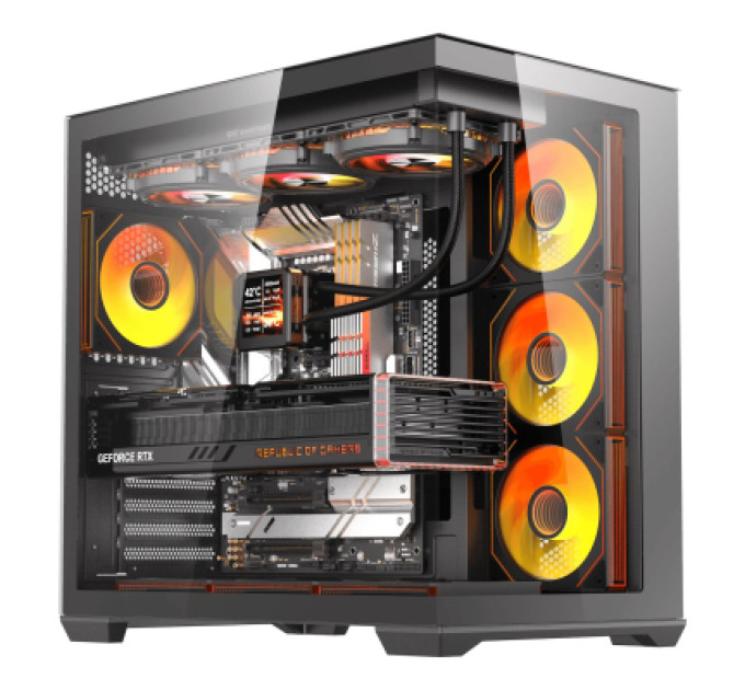 DARKFLASH Корпус для ПК DARKFLASH C280 BLACK
