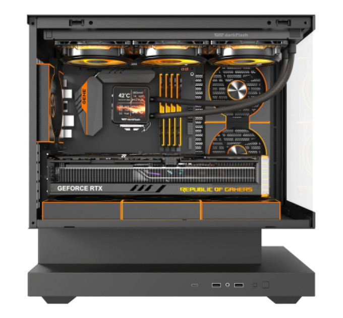 DARKFLASH Корпус для ПК DARKFLASH F1 BLACK