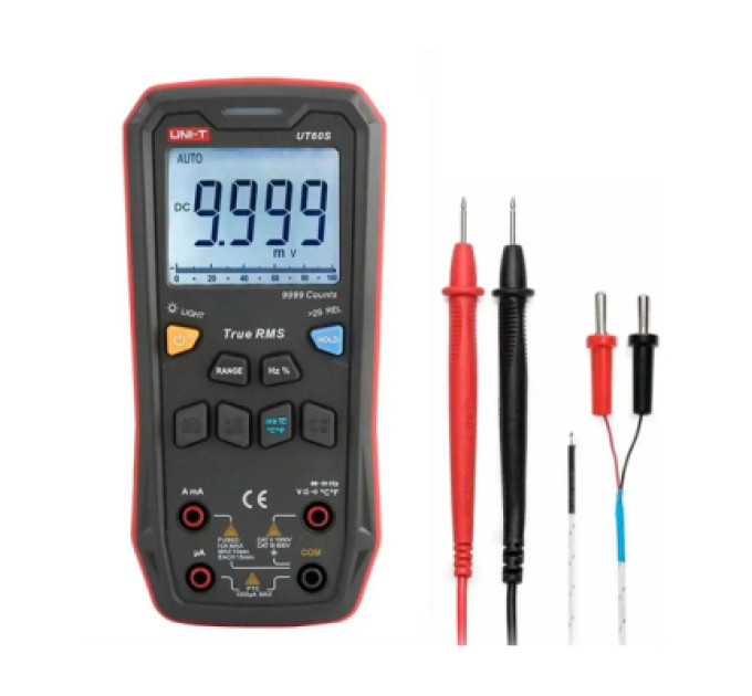 UNI-T Цифровий мультиметр UNI-T UNI-T UT60S. Вимірювання V, A,  F, Hz, °C. Функції True RMS (UT60S)