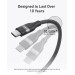 Anker Кабель Anker Upcycled-Braided USB-C - USB-C (M/M), 240W, 0.9 м, Black (A82E2H11)