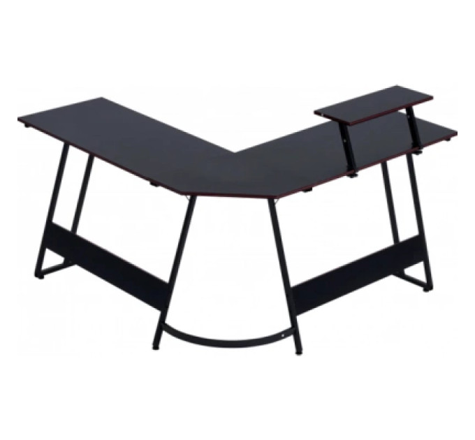 GT Racer Комп'ютерний стіл GT Racer T-1741 Black (T-1741 (130x130x45x73) Black)