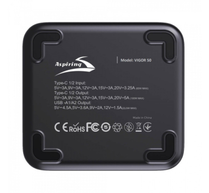 Aspiring Батарея універсальна Aspiring Vigor 50 50000mAh PD/100W (VTR-PB-V50)