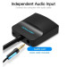 Vention Перехідник VGA 15F to HDMI M 1080P 60Hz 3,5mm Audio 0.15m Vention (ACNBB)
