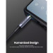 Ugreen Кабель мультимедійний 3.5mm M to 3.5mm M 2.0m (4pin) AV183 gray Ugreen (20782)