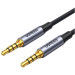 Ugreen Кабель мультимедійний 3.5mm M to 3.5mm M 2.0m (4pin) AV183 gray Ugreen (20782)