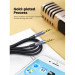 Ugreen Кабель мультимедійний 3.5mm M to 3.5mm M 2.0m (4pin) AV183 gray Ugreen (20782)
