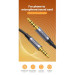 Ugreen Кабель мультимедійний 3.5mm M to 3.5mm M 2.0m (4pin) AV183 gray Ugreen (20782)