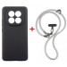 Dengos Чохол до мобільного телефона Dengos Case + Cross-body Strap Xiaomi Redmi Note 15 Black+Grey (DG-KM-CCRB-33)