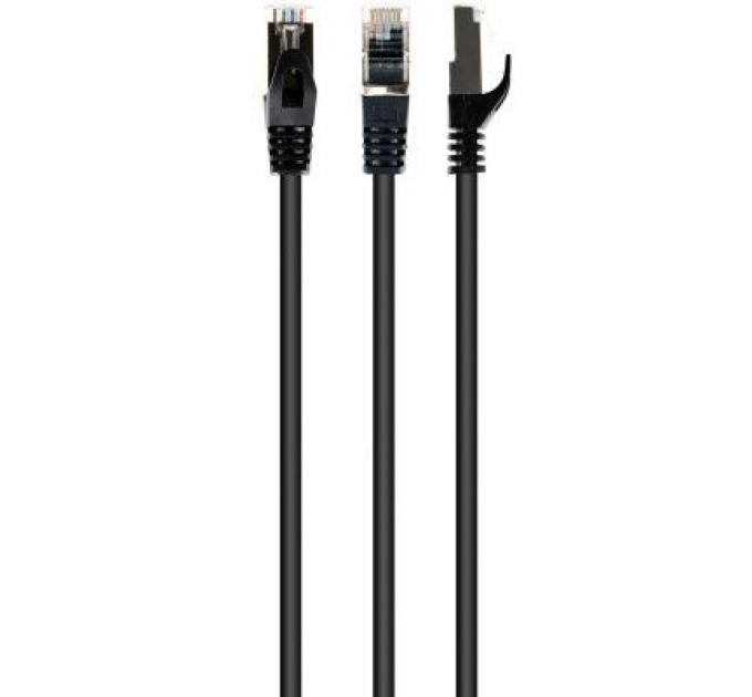 Патч-корд 20м S/FTP Cat 6A CU LSZH black Cablexpert (PP6A-LSZHCU-BK-20M)