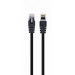 Патч-корд 10м UTP cat 5e CCA black Cablexpert (PP12-10M/BK)