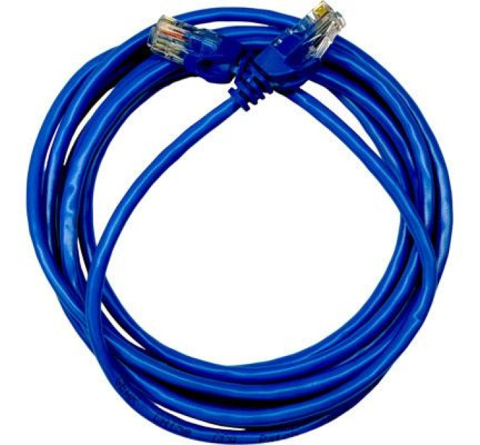 GEAR Патч-корд 1м UTP cat.5e, CU, 24AWG, blue GEAR (GPC-UTPCURJ45-1BE)