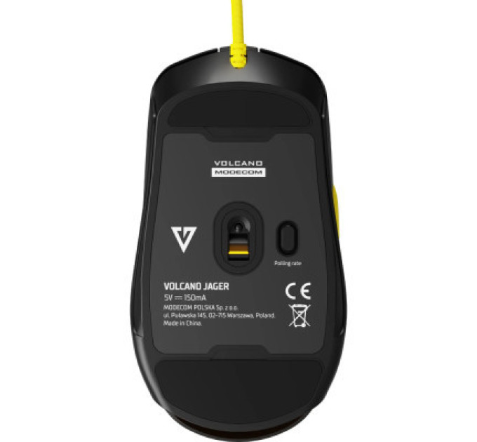 Modecom Мишка Modecom Jager Volcano RGB Hot-Swap Custom USB Black (M-MC-JAGER-100)