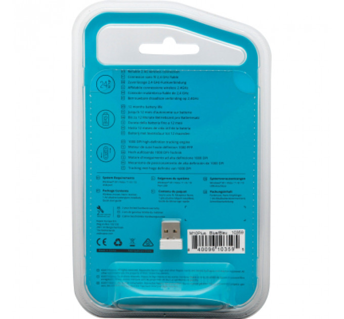 Мишка Rapoo M10 Plus Blue