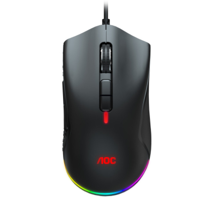 AOC Мишка AOC GM530 RGB PMW3389 Kailh switch USB Black (GM530B)