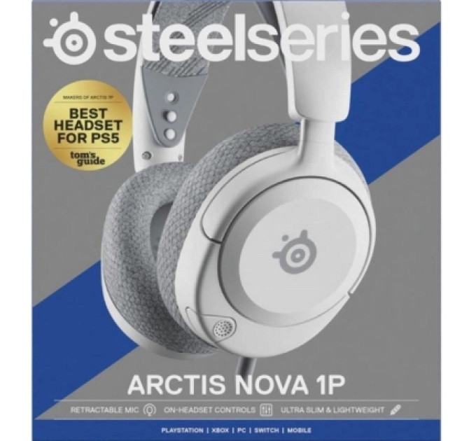 SteelSeries Навушники SteelSeries Arctis Nova 1P White (61612)