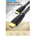 Vention Кабель мультимедійний HDMI to HDMI 8.0m V2.0 Engineering 4K 60Hz 18Gbps HD 7.1 PVC Black Vention (AAMBK)