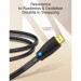 Vention Кабель мультимедійний HDMI to HDMI 8.0m V2.0 Engineering 4K 60Hz 18Gbps HD 7.1 PVC Black Vention (AAMBK)