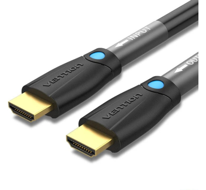 Vention Кабель мультимедійний HDMI to HDMI 8.0m V2.0 Engineering 4K 60Hz 18Gbps HD 7.1 PVC Black Vention (AAMBK)