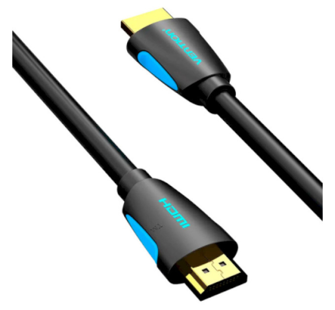 Vention Кабель мультимедійний HDMI to HDMI 15.0m V2.0 4K 30Hz PVC Vention (VAA-M02-B1500)