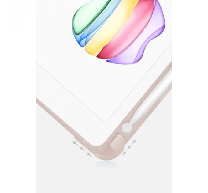 Чохол до планшета BeCover Soft Edge Pencil mount Apple iPad 10.2 2019/2020/2021 Pink (706815)