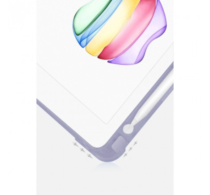Чохол до планшета BeCover Soft Edge Pencil mount Apple iPad 10.2 2019/2020/2021 Purple (706816)