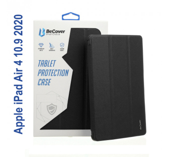 Чохол до планшета BeCover Soft Edge Pencil mount Apple iPad Air 4 10.9 2020/2021 Black (706817)