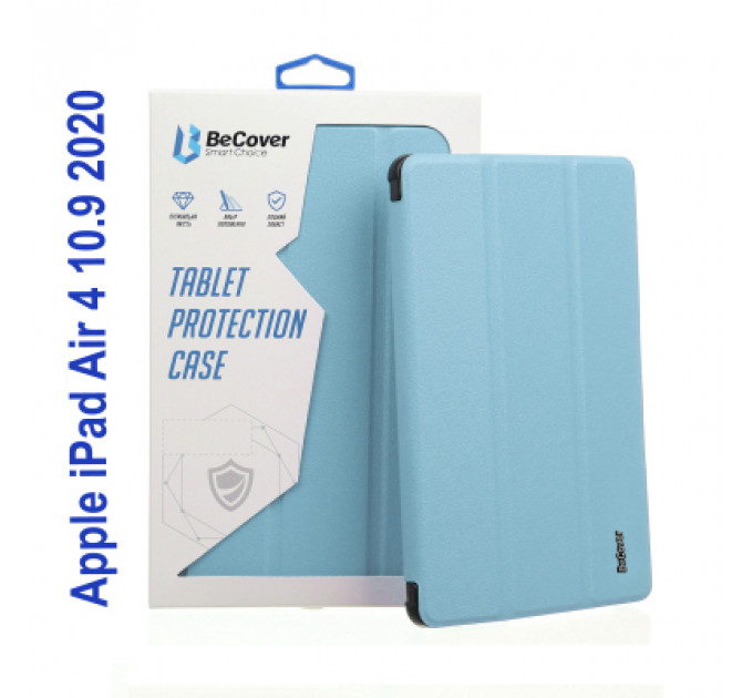 Чохол до планшета BeCover Soft Edge Pencil mount Apple iPad Air 4 10.9 2020/2021 Light Blue (706821)