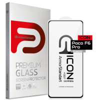 Скло захисне Armorstandart Icon Xiaomi Poco F6 Pro Black (ARM73499)