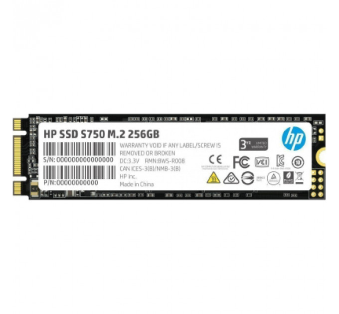 Накопичувач SSD M.2 2280 256GB S750 HP (16L55AA)