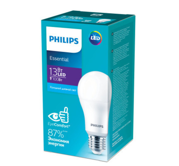 Лампочка Philips ESS LEDBulb 13W 1450lm E27 865 1CT/12RCA (929002305387)