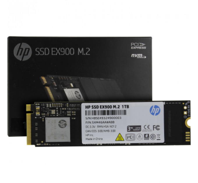Накопичувач SSD M.2 2280 1TB EX900 HP (5XM46AA)