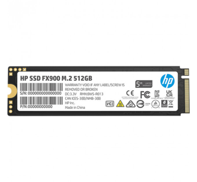 Накопичувач SSD M.2 2280 512GB FX900 HP (57S52AA)