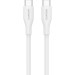 Дата кабель USB-C to USB-C 1.0m CC60SC10 60W Silicon White Canyon (CNS-CC60SC10W)