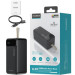 Choetech Батарея універсальна Choetech 50000mAh, PD QC/3.0/22.5W, USB-C In/out, 2*USB-A (B732-ACBK)